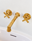 Kensington Unlacquered Brass Wall Mounted Faucet