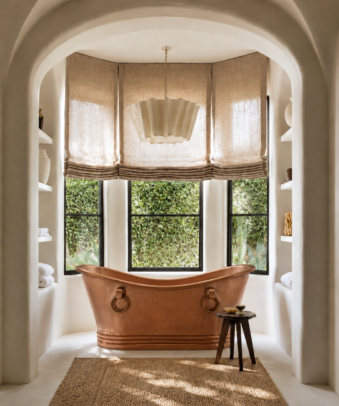 Texas Hammered Copper Bathtub