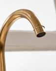 Masson Bridge Kitchen Faucet - Unlacquered Brass