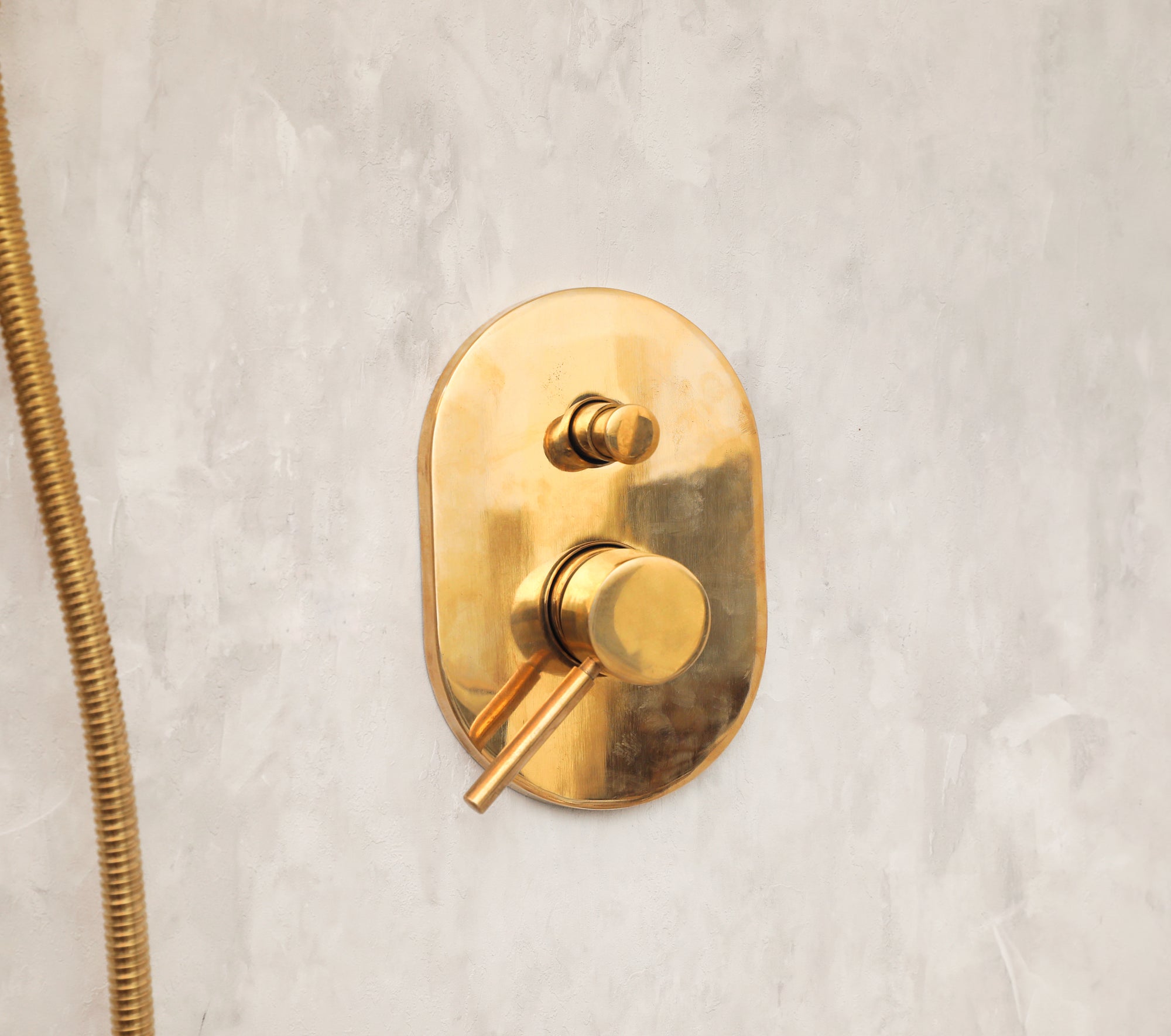 Vintage Shower Head | Brass Recessed Shower | Brasslik