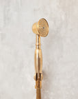 Brass Shower System | Head and Handheld Set | Brasslik