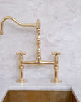 One Hole Kitchen Faucet | Classic Bridge Faucet | Brasslik