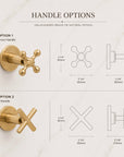 Unlacquered Brass Deans Tub Filler