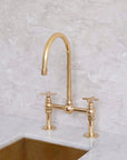 Center Ball Bridge Faucets | Solid Brass Faucet | Brasslik