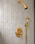 Kyc Brass Shower System - Unlacquered Brass