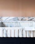 Alaska Farmhouse Carrera Marble Sink