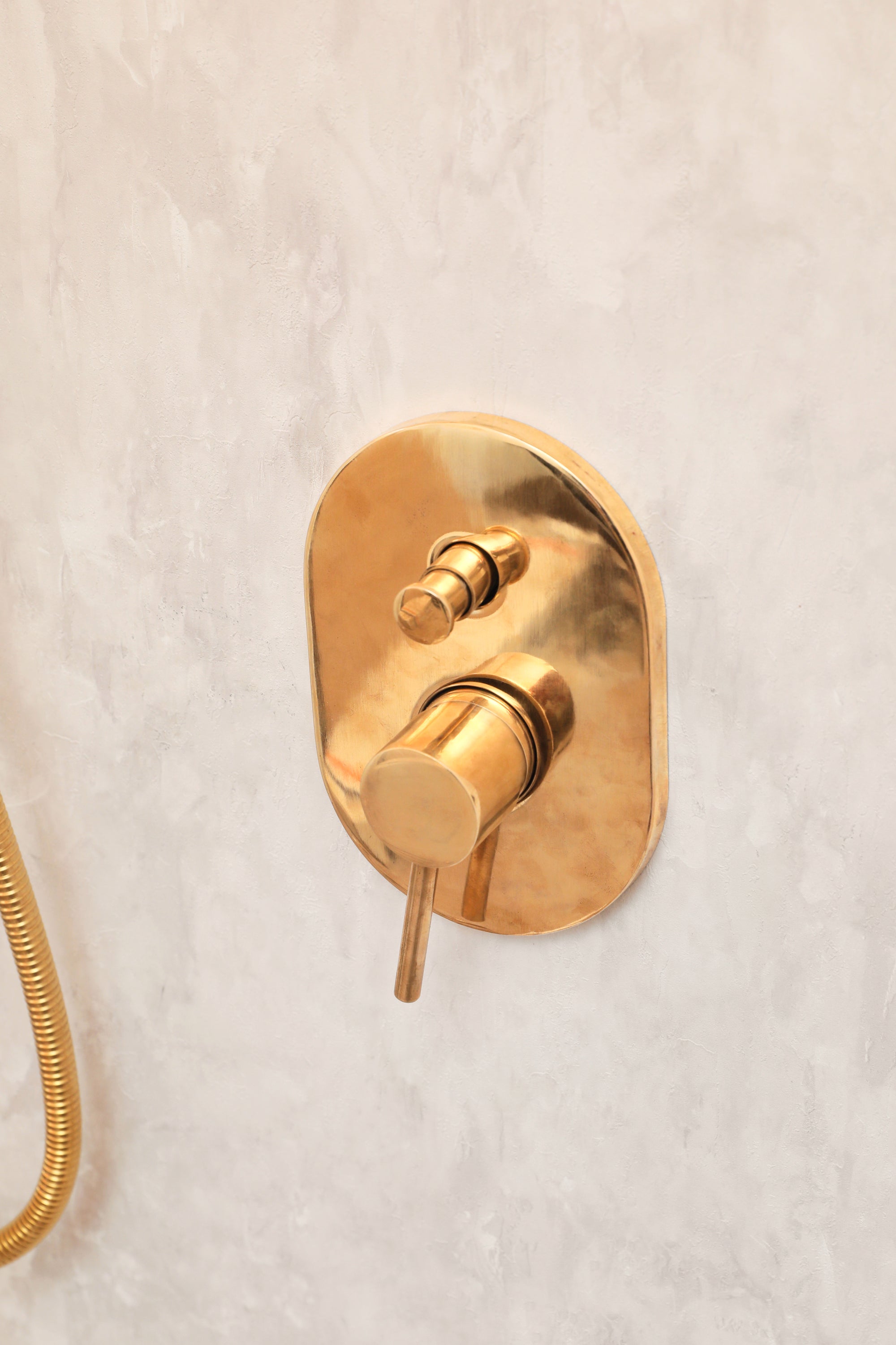 Vintage Shower Head | Brass Recessed Shower | Brasslik