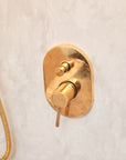 Vintage Shower Head | Brass Recessed Shower | Brasslik