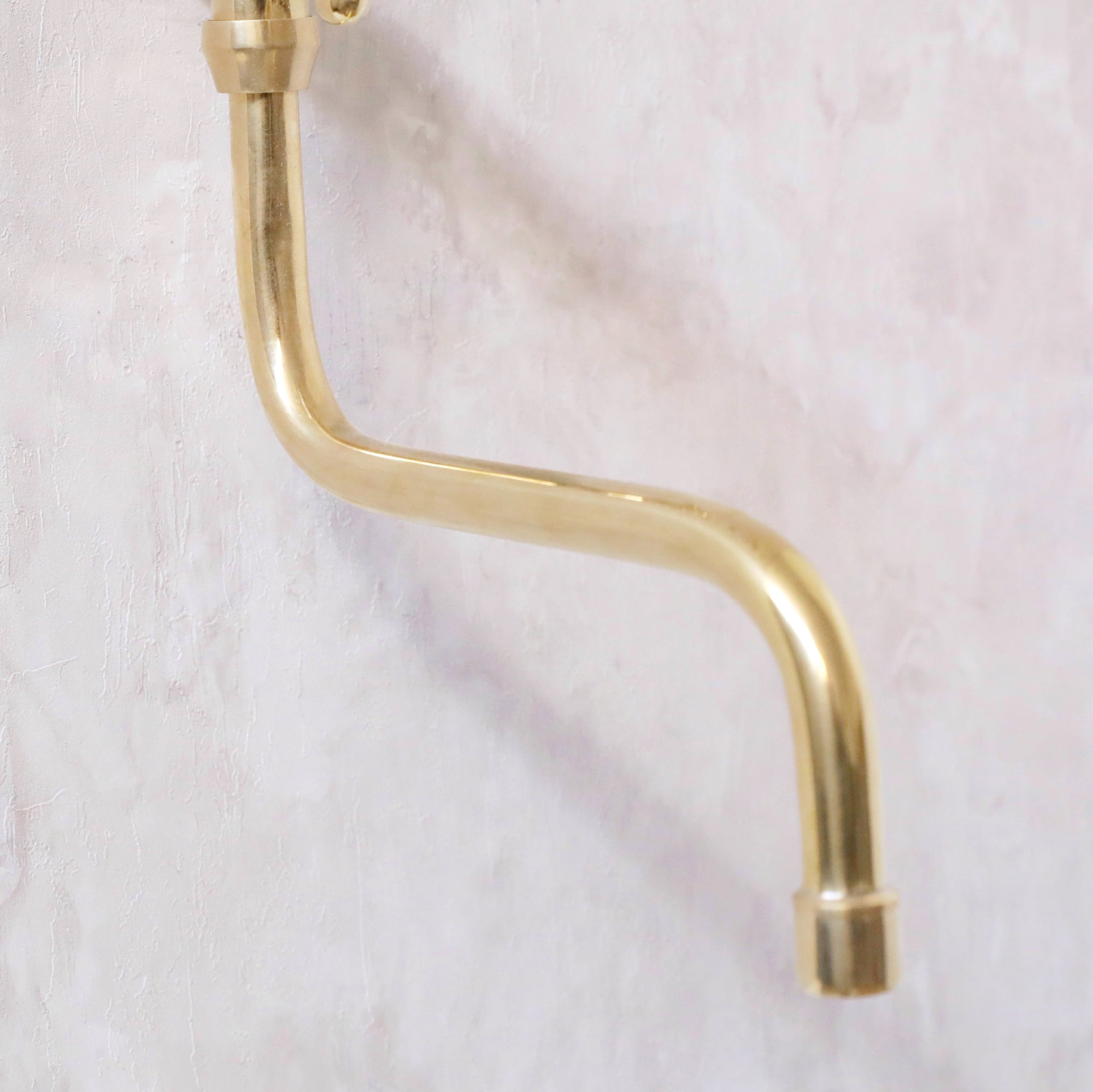 Unlacquered Brass Pot Filler, Antique Traditional Kitchen