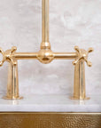 Kitchen Brass Faucet | Bridge Kitchen Faucet | Brasslik