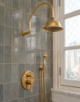 The Charleston Curved Shower