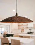 Hammered Copper Dome Pendant Ceiling Light