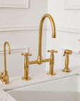 Unlacquered Brass Dublin Bridge Faucet