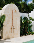 Outdoor Solid Copper Shower - Malibo