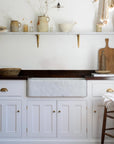 Handcrafted Farmhouse Carrera Marble Sink