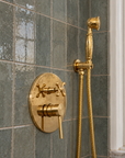 The Charleston Curved Shower