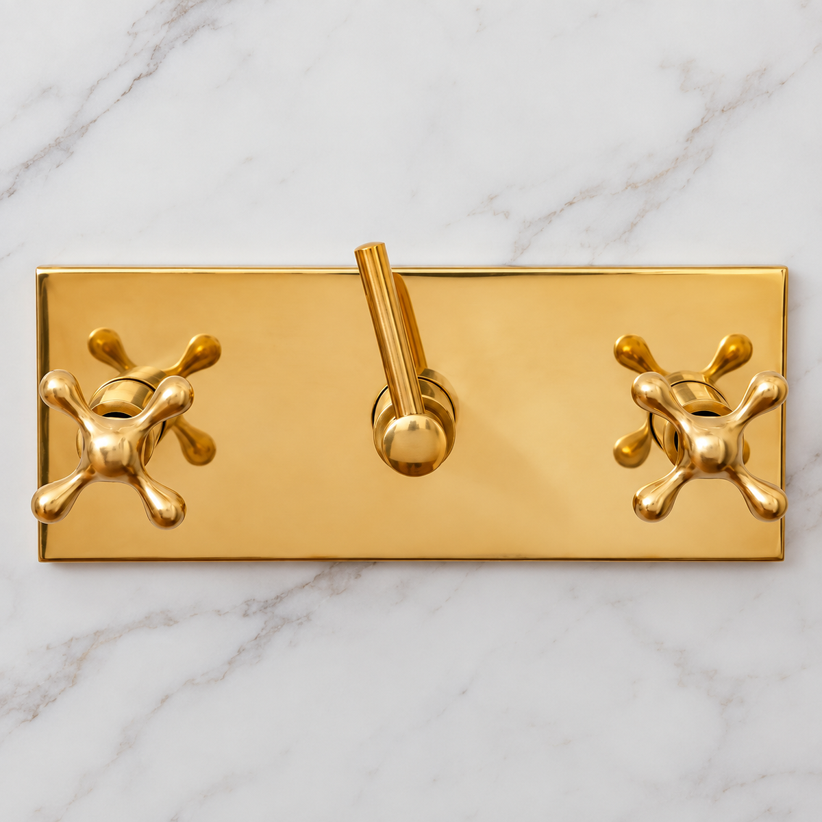 Solid Brass 2 Ways Shower Valve