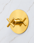 The Brasslik Single Function Shower - Unlacquered Brass