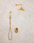 Vintage Shower Head | Brass Recessed Shower | Brasslik