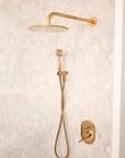 Vintage Shower Head | Brass Recessed Shower | Brasslik