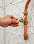 Outdoor Solid Copper Shower - Malibo