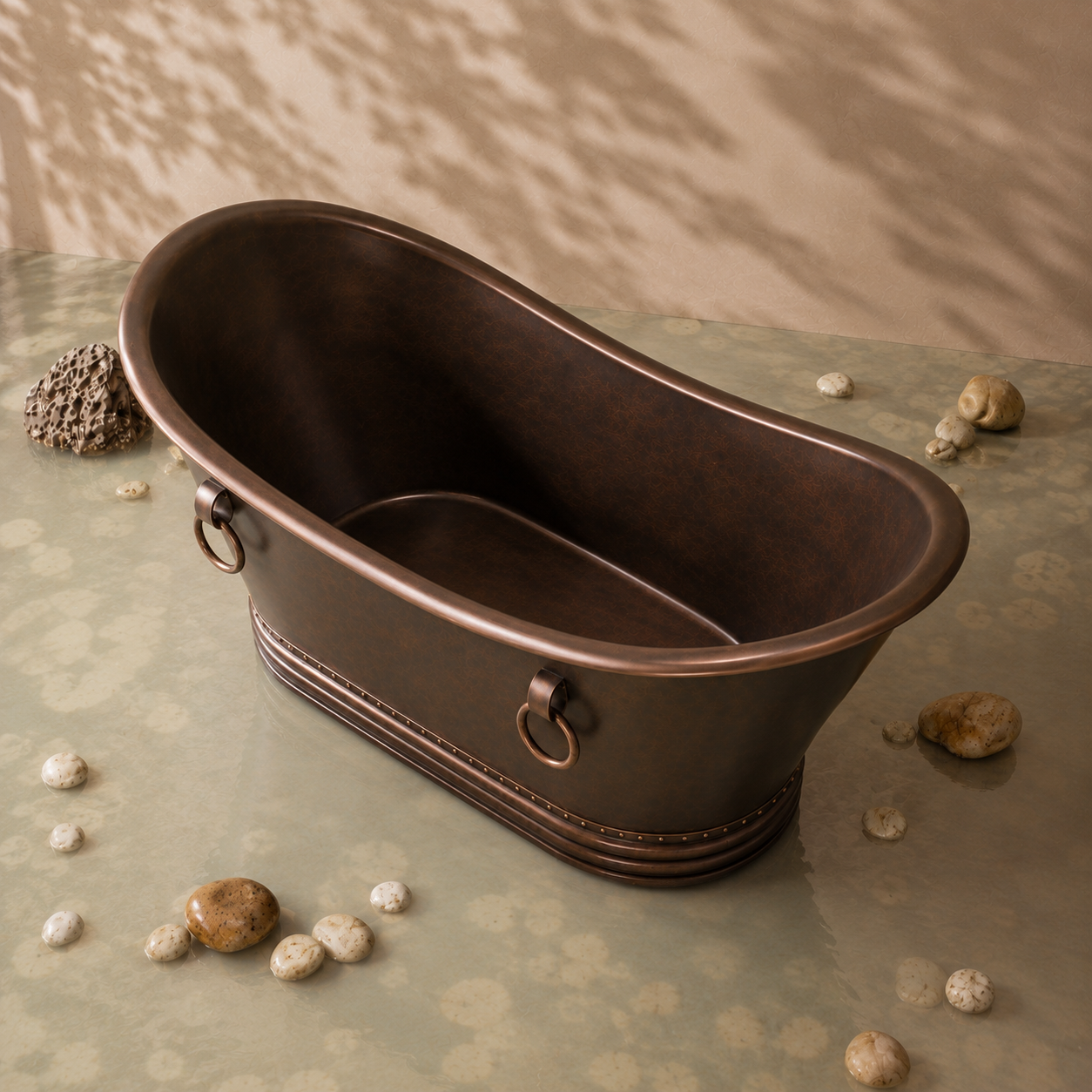 Malibo Antique Brass Bathtub - Oil Rubbed Bronze