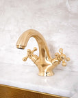 Unlacquered Brass Bath Vanity Faucet