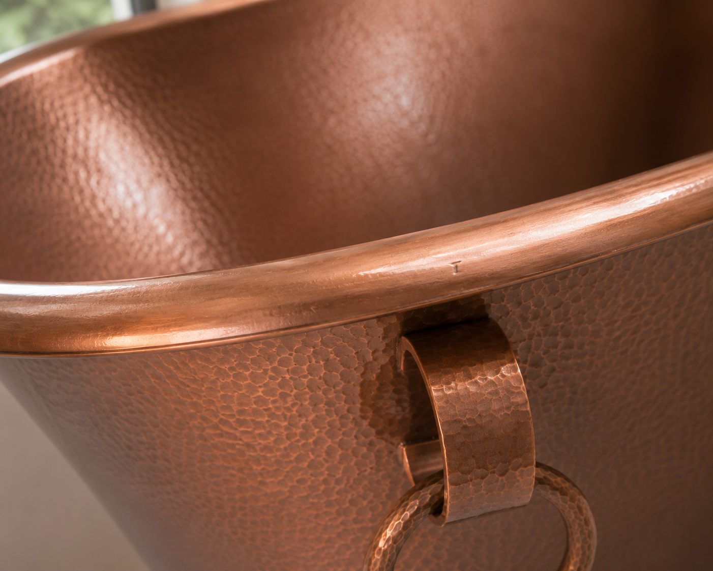 Texas Hammered Copper Bathtub