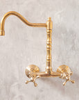 Wall Mounted Brass Faucet | Classic Brass Faucet | Brasslik