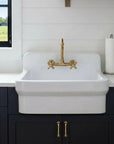 Brighton Wall Mounted Classic Brass Faucet