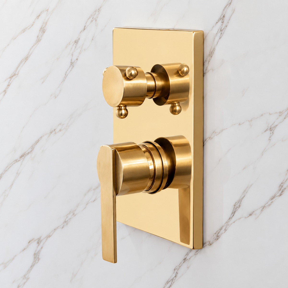 Katy Shower Set - Unlacquered Brass
