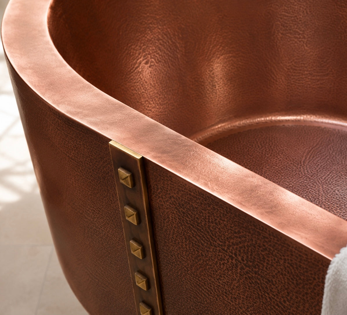 Wildrose Copper Bathtub