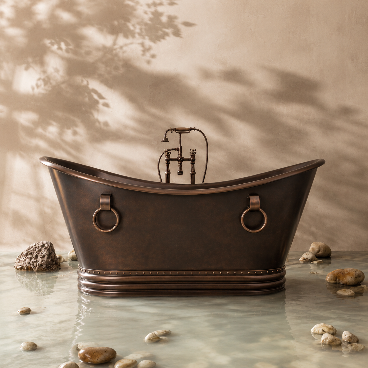 Malibo Antique Brass Bathtub - Oil Rubbed Bronze
