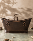 Malibo Antique Brass Bathtub - Oil Rubbed Bronze