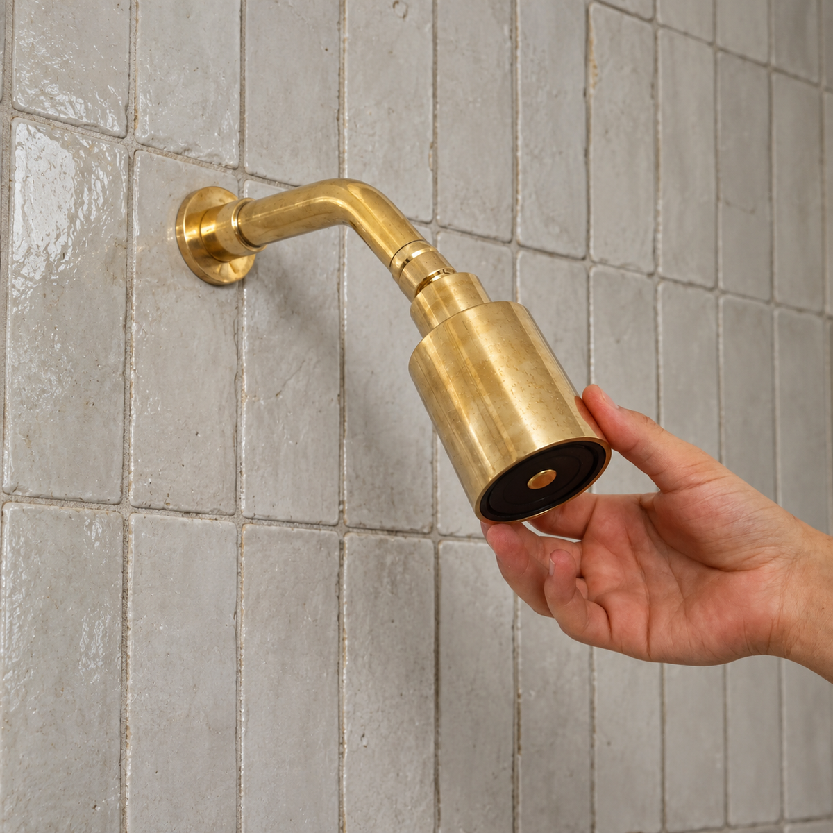 Kyc Brass Shower System - Unlacquered Brass
