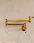 Classic Pot Filler - Unlacquered Brass Finish