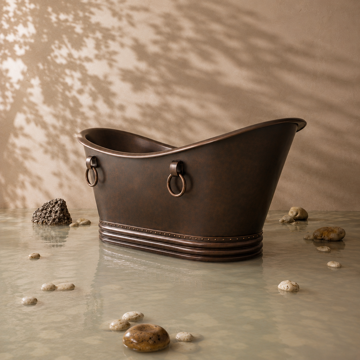 Malibo Antique Brass Bathtub - Oil Rubbed Bronze