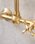 Wall Mounted Brass Faucet | Gooseneck Faucet | Brasslik