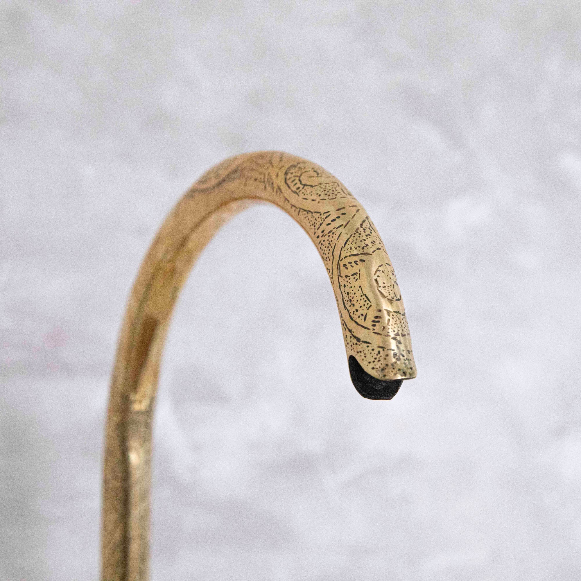 Handcrafted Brass Gooseneck Faucet