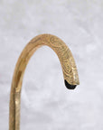 Handcrafted Brass Gooseneck Faucet