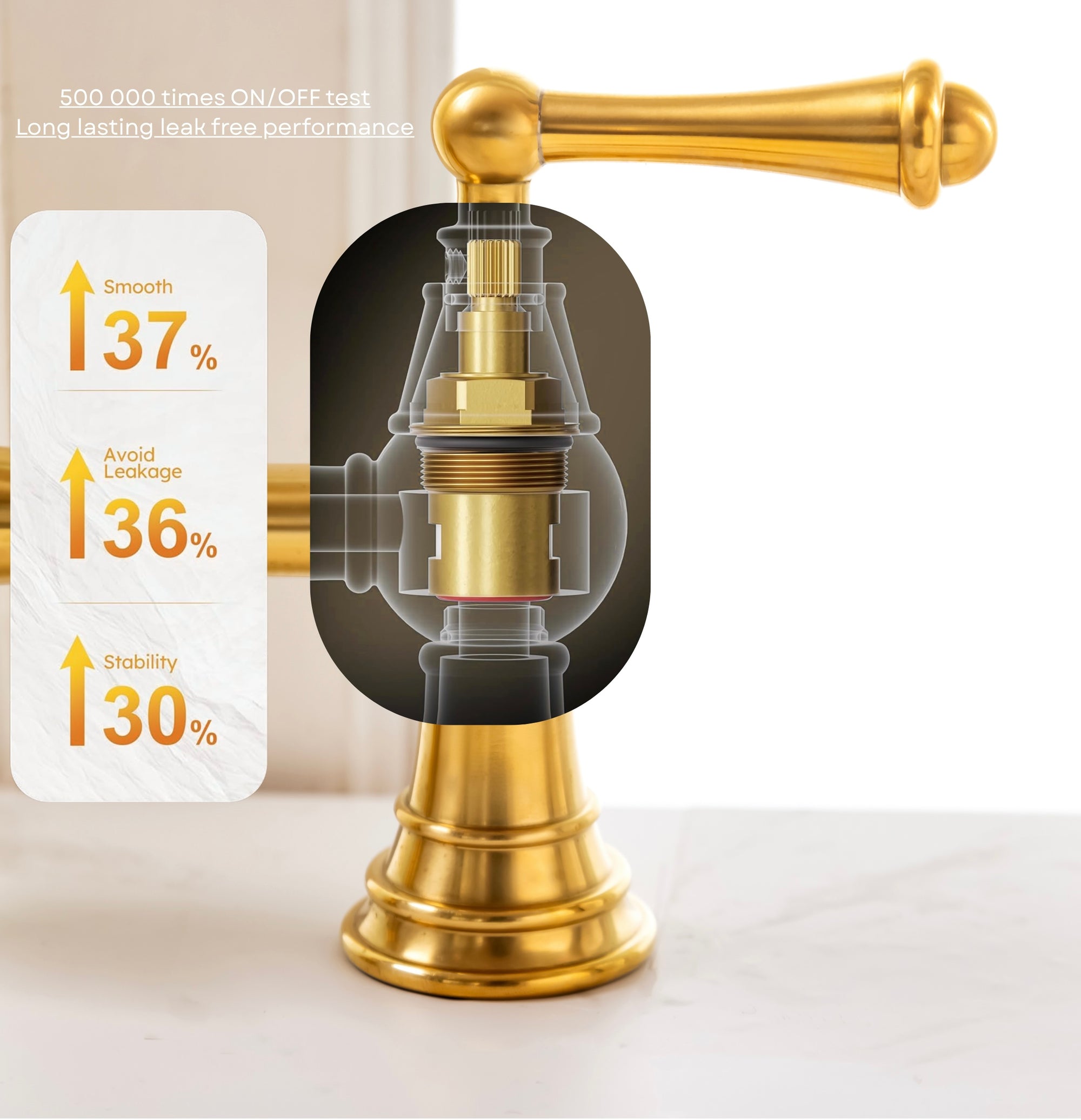 Vintage Bridge Faucet with Side Sprayer - Unlacquered Brass