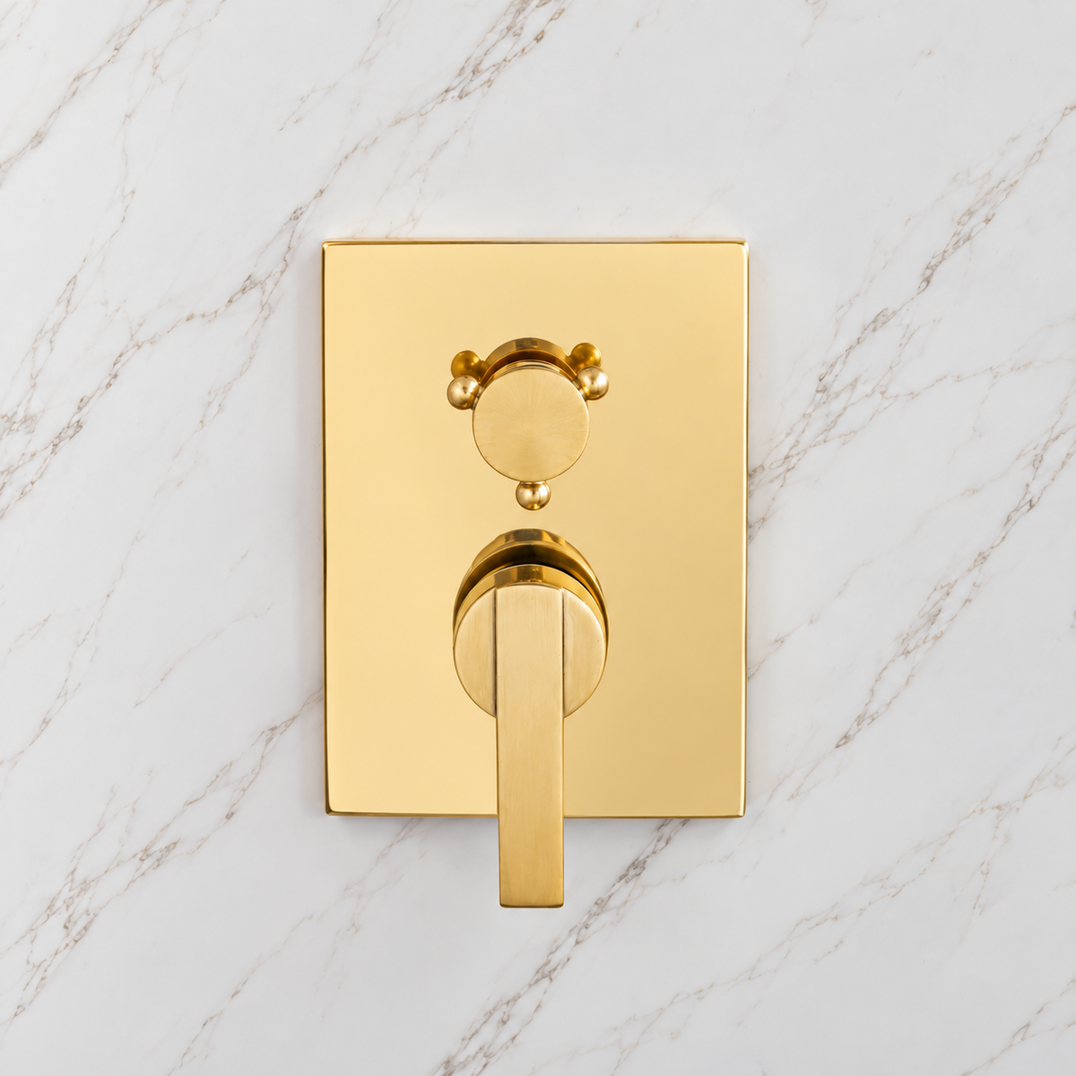 Katy Shower Set - Unlacquered Brass