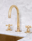 3 Holes Bathroom Faucet | Deck Mounted Faucet | Brasslik