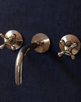 Handcrafted Wall Mounted Faucet, Snake Style