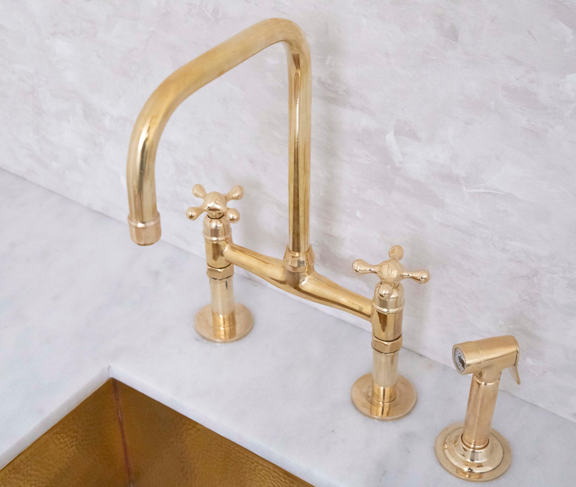 Kitchen Sink Faucet | Seven Bridge Faucet | Brasslik