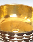 Walnut Wood & Brass Vessel Sink - Handcrafted Vessel Sink