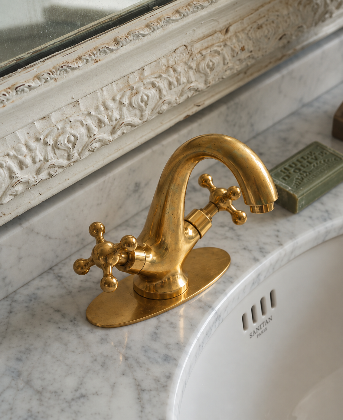 The Belgravia Vanity Faucet – Unlacquered Brass