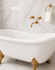 Unlacquered Brass Deans Tub Filler