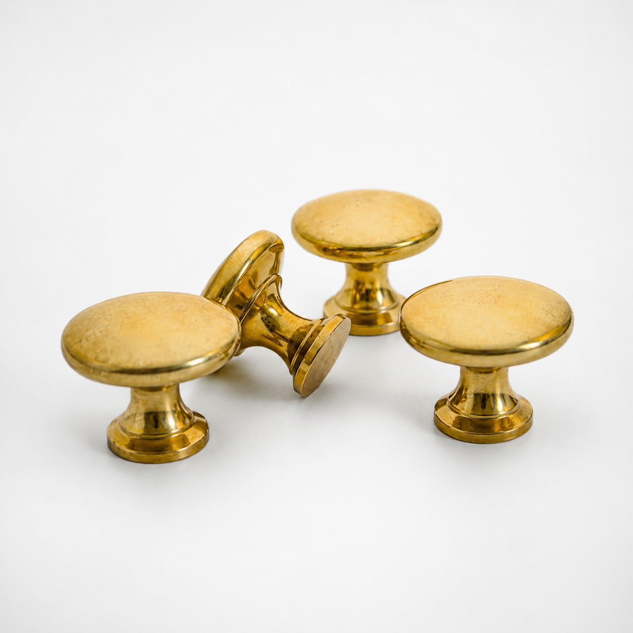Ball Cabinet Knob - Unlacquered Brass