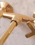 Wall Mounted Sink Faucet | Cross Handle Faucet | Brasslik